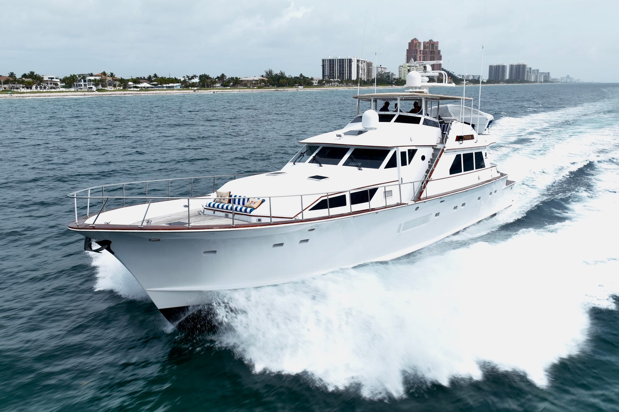 The yacht Richard Bachmann bought or sold with Aspire